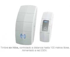 Timbre sin hilos inalámbrico - Controlado a distancia hasta 100 metros libres