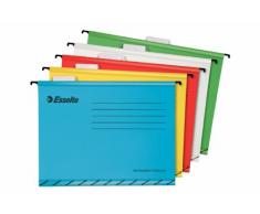 Esselte Pendaflex - Carpeta con ganchos para colgar (A4, 10 unidades), varios colores
