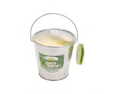 Citronella Candle 07936 vela citronela + cubo acero plata 10 x 10 cm