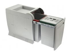 ELLETIPI City PTA 3045B Cubo de Basura de Reciclaje extraÃble por la Base. Color Gris. Dimensiones: 28Â x 47Â x 44 cm