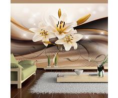 Fotomural 350x245 cm - 3 tres colores a elegir - Papel tejido-no tejido. Fotomurales - Papel pintado Flores Lirio b-A-0307-a-b