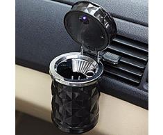 cenicero de Cigarrillo con Tapa Llave Cadena cenicero port/átil Mini cenicero para el Uso Exterior Yanhonin cenicero port/átil