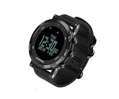 SUNROAD Hombre Relojes Deportes al Aire Libre Reloj Altímetro Barómetro Brújula Podómetro Reloj con Correa de Nylon
