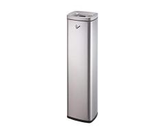 Cenicero de Pie para Exterior Acero al aire libre del piso de acero Cenicero Cubo de basura for los cigarrillos a prueba de viento Floor Stand Tall Cenicero Cenicero Patio exterior H31/33inchs Cenicer