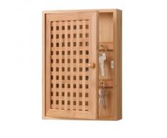 Zeller 13876 - Armario para llaves de bambú (19 x 6 x 27 cm)