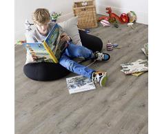 Vinilo autoadhesivo laminado Gerflor para el suelo con efecto de madera pacana rústica, marca Senso