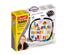 Quercetti 5341 - Pizarra magnética con letras y números