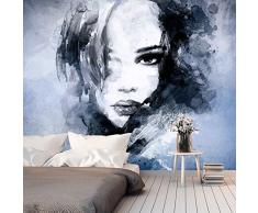 Fotomural 350x245 cm - 3 tres colores a elegir - Papel tejido-no tejido. Fotomurales - Papel pintado - Retrato Cara h-B-0020-a-c