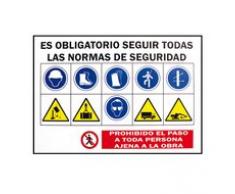 1610A2 - Señal Combinada De Obras Pvc 70X100