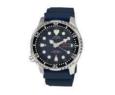 Citizen Reloj Analógico para Hombre de Automático con Correa en Plástico NY0040-17LE