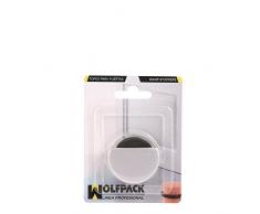 Wolfpack 5320330 - Tope puerta adhesivo silencioso cromo mate