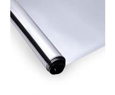 rabbitgoo Vinilo Ventana Espejo Lámina Espejo Cristal 90x200CM Plata Protector Solar Privacidad para Vidrio Decoracion Hogar Espejo de Una Dirección Control Calor Anti 99% UV 90x200CM…