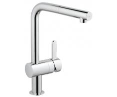 Grohe 32454000 Flair - Grifo mezclador monomando para fregadero (caño en L, con alcachofa extraíble)