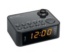 Muse M-178 P - Radio (Reloj, Digital, FM, MW, LED, 2,29 cm (0.9"), Ámbar) Negro