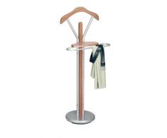 Zeller 17101 - Galán de noche de madera y metal (46 x 29 x 110 cm)