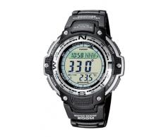 CASIO Collection SGW-100-1VEF - Reloj de caballero de cuarzo, correa de resina color negro (con brújula, cronómetro, alarma, luz)