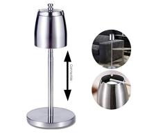 Piso de Pie Telescópico Cenicero con Tapa, Portátil a Prueba de Viento Acero Inoxidable Cenicero, Grande Irrompible Cenicero con Columna de Humo, Adecuado Para Inicio/Exterior/Bar/Oficina/Patio