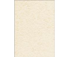 Sigel - Papel (100 hojas, A4), diseño con textura de pared, color marrón