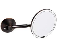 simplehuman, espejo con sensor trío, acero inoxidable bronce oscuro