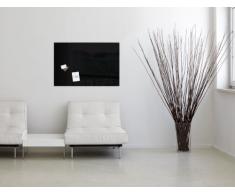 Sigel GL140 Pizarra magnética de cristal artverum / tablero magnético de vidrio, 100x65 cm, negro