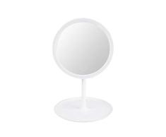 YJM Espejo de Maquillaje LED Lámpara de Espejo de Maquillaje Dormitorio Plegable portátil Espejo de Pantalla táctil