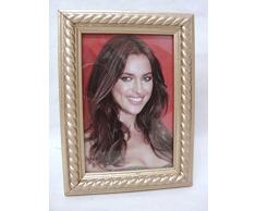 MARCO FOTOS PORTAFOTOS MADERA ORO PEQUEÑO