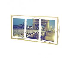 Umbra 313019-221 Photo Display Prisma Multi Portarretratos Horizontal, marcos de cuadros, marcos de fotos, el apoyo de la foto, marco de la foto, tenedor de la foto, latón vidrio / metal,