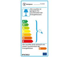 Westinghouse Lighting Bendan Ventilador de Techo R7s, 80 W, Aspas plateadas