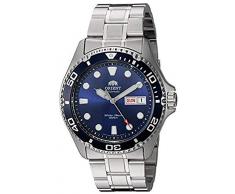 Orient Reloj Analógico para Unisex Adultos de Automático con Correa en Acero Inoxidable FAA02005D9
