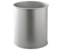 Durable 3301-23 - Papelera metálica 15L