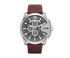 Diesel Reloj Cronógrafo para Hombre de Cuarzo con Correa en Cuero DZ4290