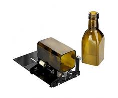 Cortador de Botellas de Vidrio, Máquina de Corte de Botellas Redondas Cuadradas Para Campanas de Bricolaje Campanas de Viento Artes Artesanías Haciendo decoración de Fiesta