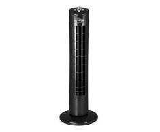 Orbegozo TW 0800 – Ventilador de torre con temporizador, bandeja para esencias, 3 velocidades, movimiento oscilante y 60 W de potencia