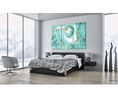 Cuadro sobre lienzo - 3 piezas - Impresión en lienzo - Ancho: 165cm, Altura: 110cm - Foto número 2937 - listo para colgar - en un marco - CE165x110-2937