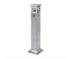 SOAR Inoxidable Cenicero Ceniceros de Suelo for Suelos Exteriores Cenicero de Interior Plaza al Aire Libre del Piso de Acero Inoxidable cenicero de pie Alto Patio Exterior Ceniceros (Size : #2)