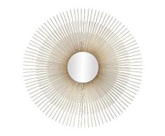 Andrea House - Espejo Sol Oro Ø76X1Cm (AX17088)