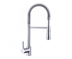 Teka - Grifo ARK939, monomando, caño alto, inox