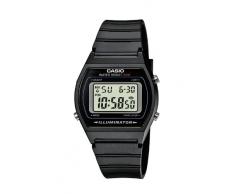 Casio W-202-1AVEF - Reloj digital de cuarzo para hombre con correa de resina, color negro