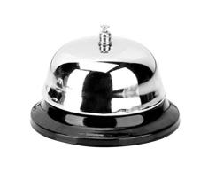 Hotaluyt 8.5x5.5cm Barras de Acero Inoxidable Campana Escritorio de la Cocina del Hotel mostrador de recepción Servicio de Restaurante Bar Timbre de Llamada Campana