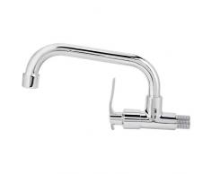 Grifo monomando de cocina para montar en la pared con una sola manija para fregadero de cocina G1/2 pulgadas, accesorios para uso doméstico Type B 20cm