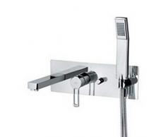 NUEVO bañera batería rasante con ducha 3048144010 - Grifo rin001 CR Ringo paffoni