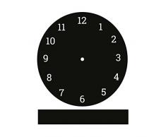 Vinilos de pared reloj pizarra