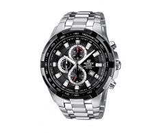 CASIO EF-539D-1AVEF Edifice - Reloj de caballero de cuarzo, correa de acero inoxidable color varios colores (con cronómetro)