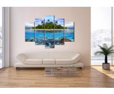 Cuadro sobre lienzo - 5 piezas - Impresión en lienzo - Ancho: 150cm, Altura: 100cm - Foto número 2686 - listo para colgar - en un marco - EA150x100-2686