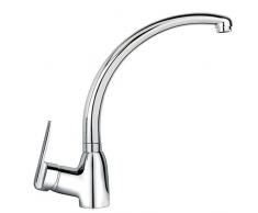 Teka - Grifo IN914, monomando, caño alto, inox