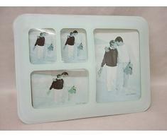 MARCO FOTOS PORTAFOTOS CRISTAL MULTIPLE BLANCO