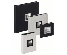 Walther Design, Álbum De Fotos, Black & White, Fa-209-D, 26x25 cm, 50 Páginas Negras, Gris