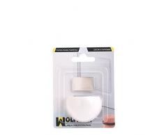 Wolfpack 5320341 - Tope puerta adhesivo con imán retenedor blanco