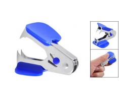 Oficina Escuela Acero Mandíbula Diseño Grapas Tirador De Removedor Azul para 24/6 grapas