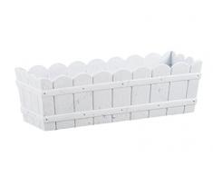 EMSA Country - Jardinera, 50 x 17 x 15 cm, color blanco
